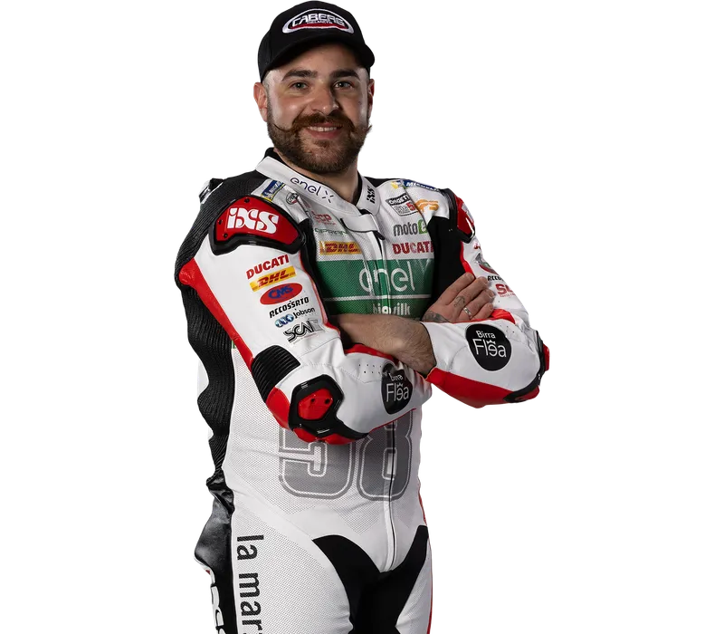 Kevin Manfredi — pilota SBK ritratto