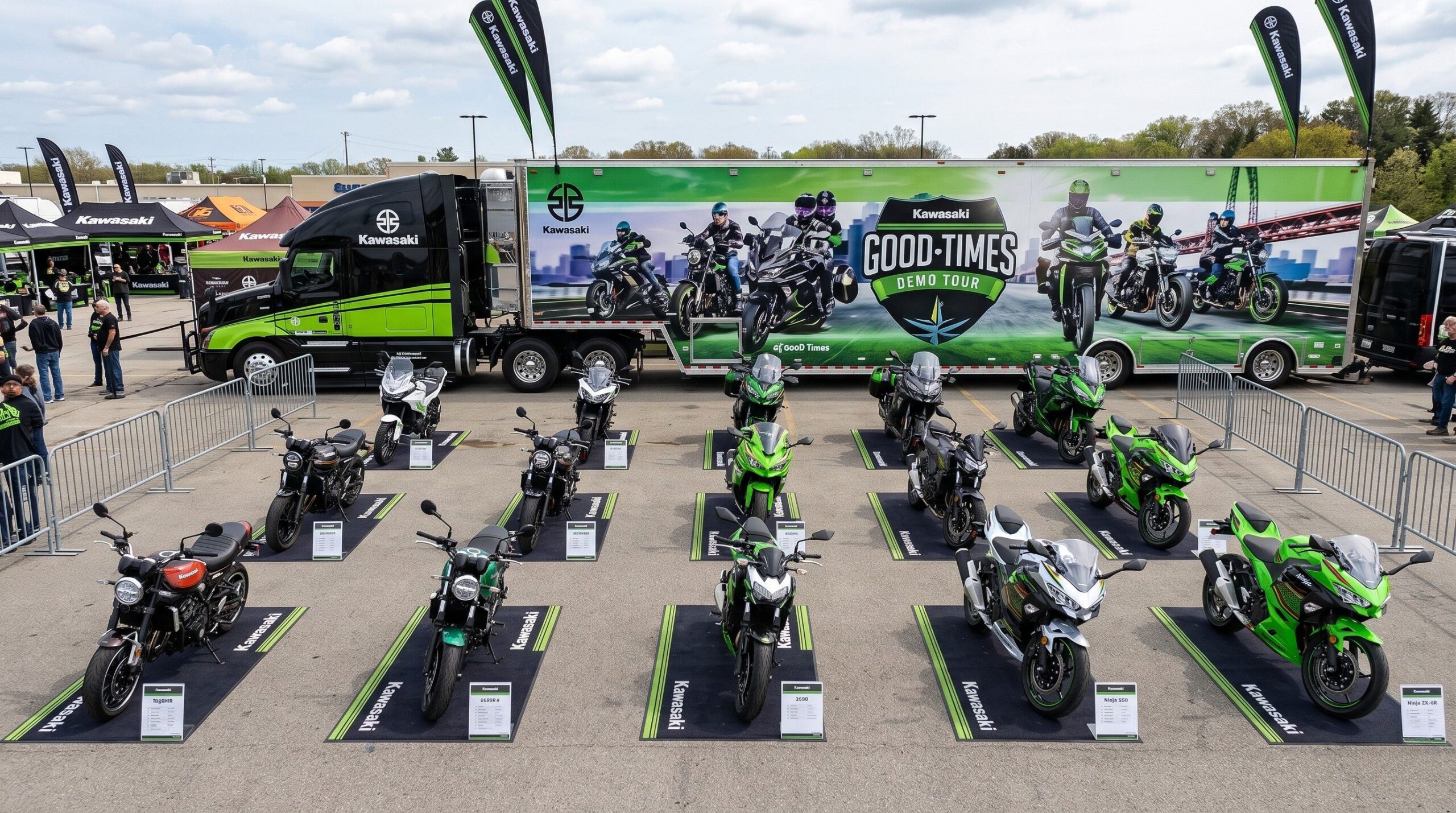 Kawasaki Demo Tour 2026 — Aulla Moto Festival
